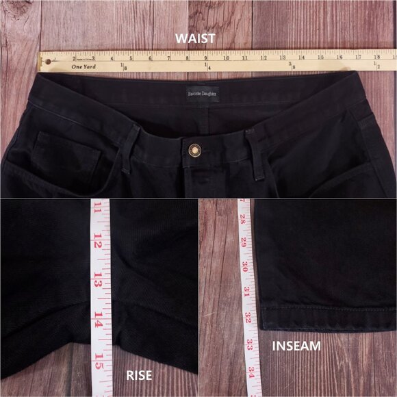 Favorite Daughter Size 34 The Masha Super High Rise Wide Leg Jeans Phantom - Picture 14 of 14